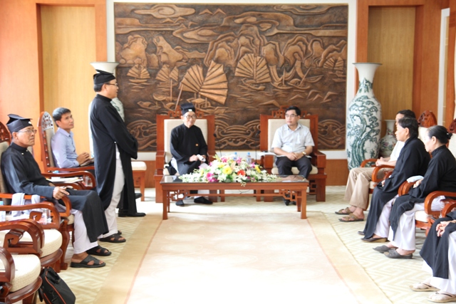 The Government Committee for Religious Affairs receives a Minh Su Theravada Buddhist Church delegation